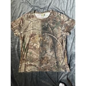 Gander Mountain Vintage Short Sleeve Camoflauge T Shirt